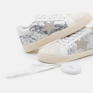 NEW**Madden Girl Larrk Sparkly Silver Sz 7.5